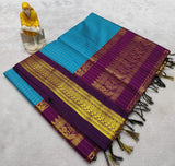 Kalyani pattu cotton checks saree