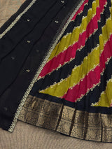 Marshmallow Matte Fully Stitched Half saree