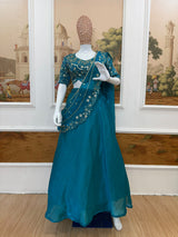 Ready to wear one minute lehanga set