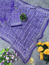 Budget range kareena kapoor inspired ajrak saree
