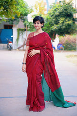 Khadi cotton saree