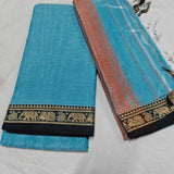 Narayanpeta Elephant Peacock Small boarder dress material