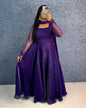 Space silk umbrella dress set