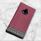 Narayanpeta mercerised cotton saree Rudraksha Sindoor boarder