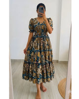 Muslin cotton kalamkari frocks