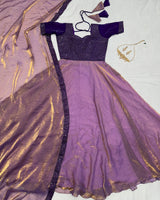 Spark space silk party wear fully stitched dress