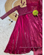 Space silk umbrella dress set