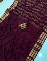 Premium Mysore crepe silk saree