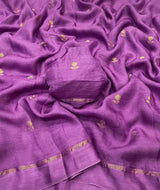 Viscose khadi silk saree