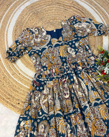 Muslin cotton kalamkari frocks