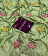 Soft rangoli silk saree