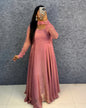 Space silk umbrella dress set