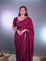 Viscose mysore buttis saree