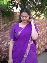 Vintage checks half saree lehanga set