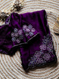 Exclusive space silk party wear saree