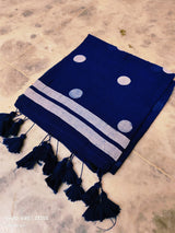 Polka dots ball mul cotton 120 count sraee