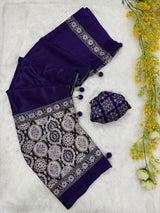 Ajrak latkan new model saree