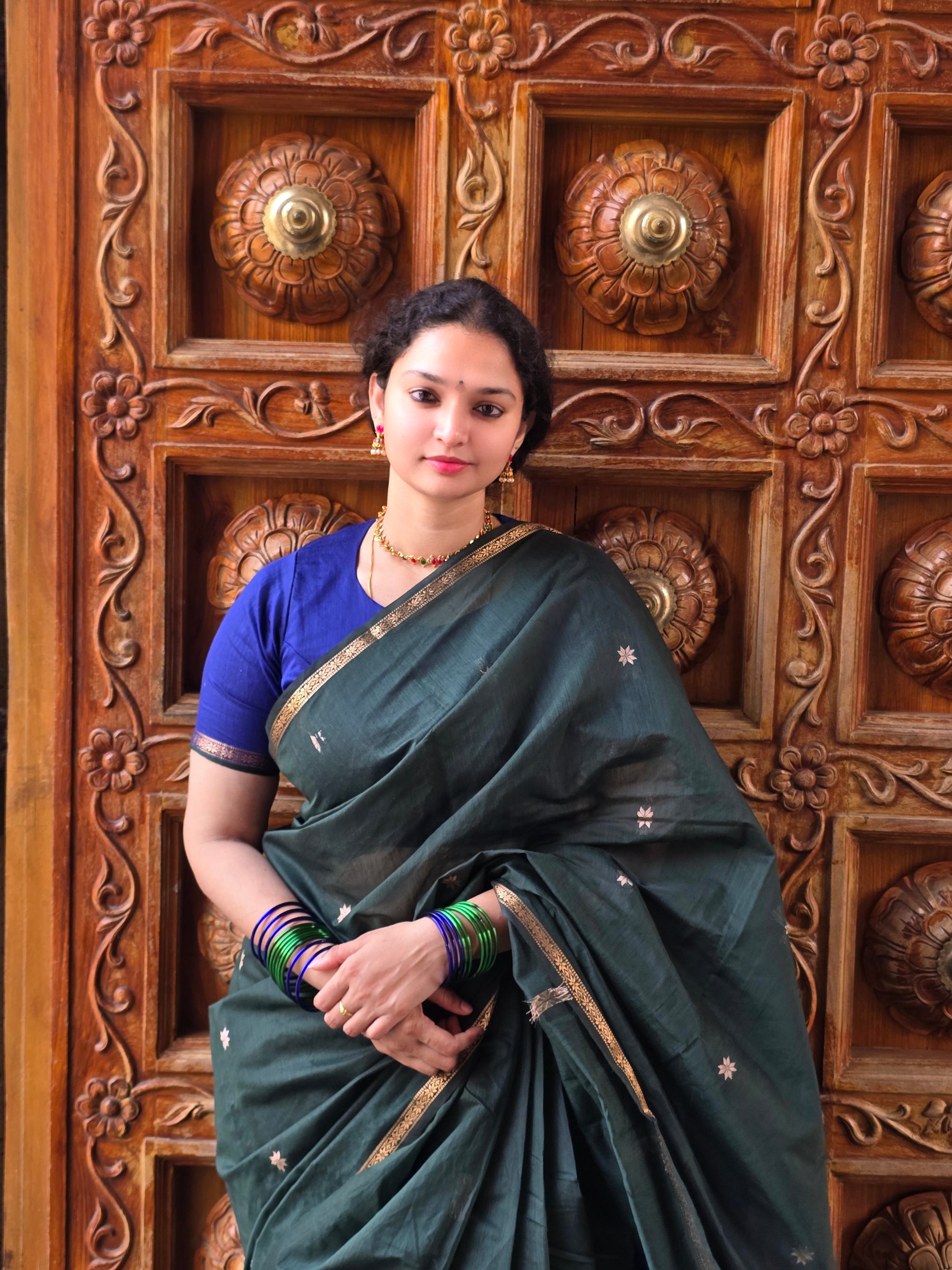 Maheswari Silk Cotton Saree