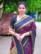 Banarasi mashroom soft silk pattu saree