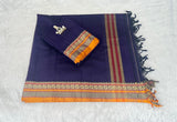 Narayanpeta Big Peacock boarder Dress material