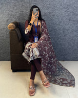 Kota fabric kurti 2pc set
