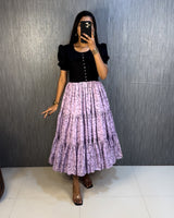 Hakuba muslin maxi frocks