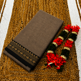 Narayanpeta Pure Cotton rudraksha boarder saree