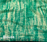 Butter georgette shibori dye saree