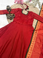 Traditional style silk Anakarli set