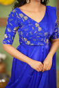 Anarkali pre stitched indo western outfit