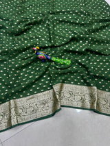 Pure Viscose georgette saree