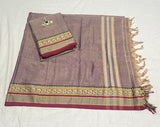 Narayanpeta Big Peacock boarder Dress material