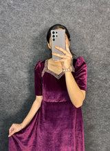 Velvet frocks