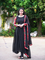 Keerthi suresh inspired anarkali dress