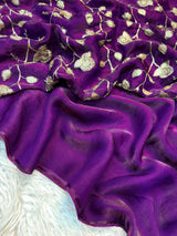 Space Silk party wear saree