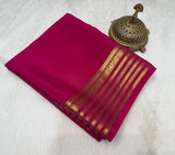 Mysore silk big boarder saree
