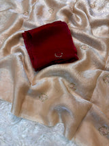 Space silk beads buttis saree