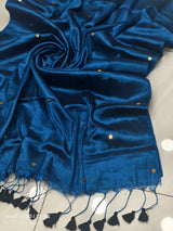Raga tissue mul cotton saree