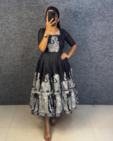 Kota fabric kalamkari frocks
