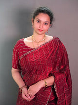 Space silk katli and siroski work sarees
