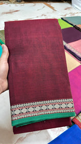 Narayanpeta Rudraksha boarder saree