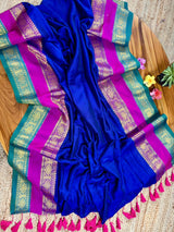 Mul cotton 120 courier zari boarder saree