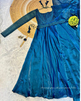 Space silk umbrella dress set