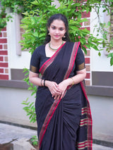 Narayanpeta Nizam boarder mercerised cotton saree