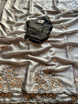 Rangoli silk heavy work saree
