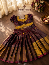 Kids own customized pattu parikini