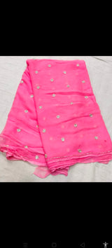Soft chiffon buttis pattern