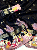 Soft premium dola silk saree