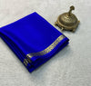 Semi Mysore silk saree flower boarder