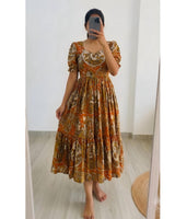 Muslin cotton kalamkari frocks